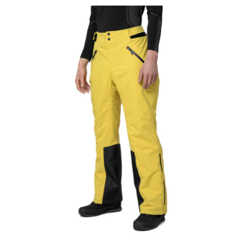 Pánske lyžiarske nohavice 4F MENS SKI TROUSERS SPMN006-72S-LEMON