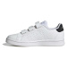 Detská rekreačná obuv ADIDAS Advantage Court K cloud white core black silver metallic