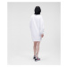 Šaty Karl Lagerfeld Karl Signature Sweat Dress Biela