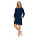 Made Of Emotion Woman's Dress M402 Navy Blue