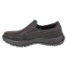 Čierne kožené slip-on tenisky Skechers Respected - Calum 204480-BBK