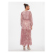 ViCOLO Každodenné šaty TR0280 Ružová Regular Fit