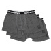 Horsefeathers Dynasty 3-Pack Boxer Shorts Heather Anthracite