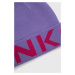 Vlnená čiapka Pinko fialová farba, z tenkej pleteniny, vlnená, 101507.A101