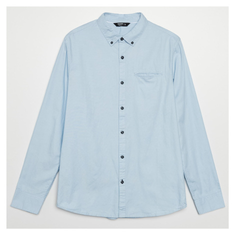 Cropp - Košeľa z oxfordskej bavlny - Modrá