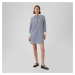 Šaty GAP Shirt Dress Blue Stripe