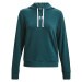 Mikina Under Armour Rival Terry Hoodie Tourmaline Teal