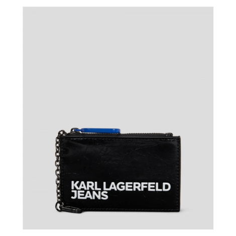 Púzdro Na Platobné Karty Karl Lagerfeld Jeans Essential Logo Pouchette Čierna