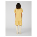 OBJECT Košeľové šaty 'Viva'  béžová / žltá