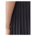 Versace Jeans Couture Plisovaná sukňa 74HAE820 Čierna Regular Fit