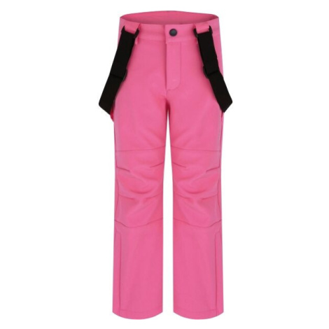 Loap LOVELO Detské lyžiarske softshellové nohavice, ružová, veľkosť