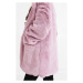 SIXTH JUNE Dámsky ružový kabát LONG FUR