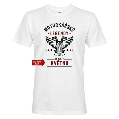 Pánske tričko Motorkárske legendy - ideálny darček k narodeninám