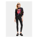 Desigual Mikina The Rolling Stones 24SWSK39 Čierna Regular Fit