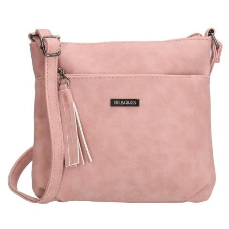 Ružová malá crossbody kabelka „Lory“