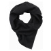 Ombre Monochrome men's scarf with tassels - black