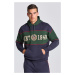 MIKINA GANT D1. CREST SHIELD BLOCK HOODIE EVENING BLUE