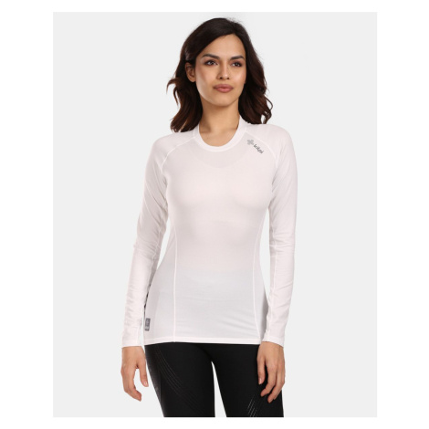 Women's functional long-sleeved T-shirt Kilpi SPOLETO-W White