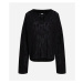 Sveter Karl Lagerfeld Monogram Knit Ls Sweater Black