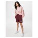 Missguided Nohavice  burgundská / biela