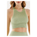 Dámsky top SEAMLESS TOP HALTER RIB