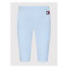 Tommy Jeans Cyklistické šortky Rib Badge Cycle DW0DW13590 Modrá Slim Fit