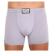 Men's boxers Styx long classic elastic light gray