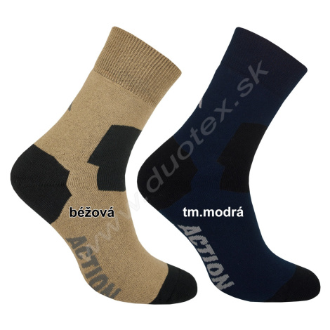 DUOTEX Froté ponožky Tremon-1 tm.modrá