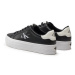 Calvin Klein Jeans Sneakersy Bold Vulc Flatf Lace Lth Met YW0YW01393 Čierna