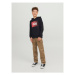 Jack&Jones Junior Mikina 12237459 Čierna Regular Fit