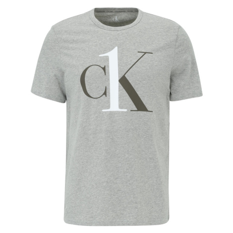 Calvin Klein Underwear Tričko  antracitová / sivá melírovaná / biela