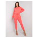 Women's trousers made of coral cotton
