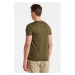 TRIČKO GANT SLIM MERCERIZED SS T-SHIRT JUNIPER GREEN