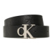 Calvin Klein Jeans Pánsky opasok Mono Buckle + 2 Lth Belt 35mm K50K510162 Čierna