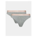 Emporio Armani Underwear Súprava 2 kusov nohavičiek 163334 3F227 00948 Sivá
