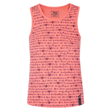 Girls' tank top LOAP BESOLA Pink