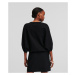 Mikina Karl Lagerfeld Voluminous Fashion Sweatshirt Black