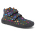 Jeseň 2023 Barefoot členková obuv Froddo - BF High tops Multicolor čierna
