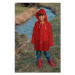 DOPPLER detská pláštenka s kapucňou, veľ. 128, červená