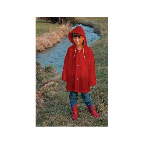 DOPPLER detská pláštenka s kapucňou, veľ. 128, červená