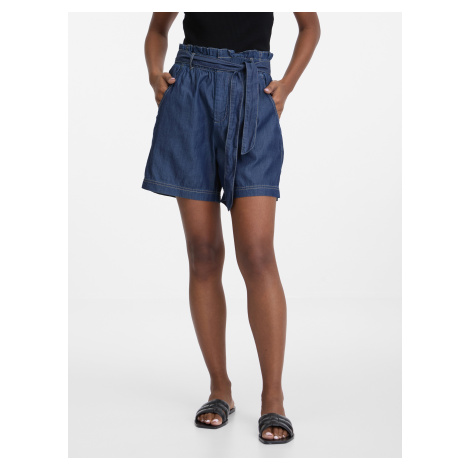 Orsay Navy Blue Women's Denim Shorts - Women's