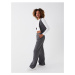 LC Waikiki Standard Fit Striped Wide Leg Women's Trousers