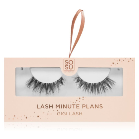 SOSU Cosmetics Lash Minute Plans umelé mihalnice s lepidlom Gigi