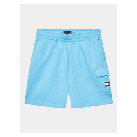 Tommy Hilfiger Športové kraťasy KB0KB08096 D Modrá Regular Fit