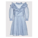 Custommade Letné šaty Luisa 212344408 Modrá Regular Fit