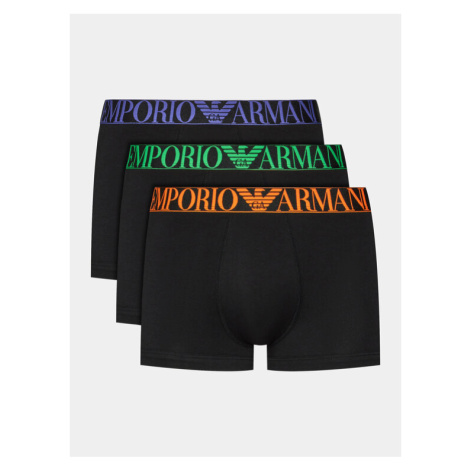 Emporio Armani Underwear Súprava 3 kusov boxeriek 111357 4R726 29821 Čierna