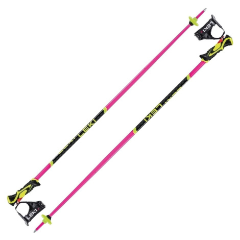 Leki WCR Lite SL 3D Neonpink/Black/Neonyellow 100 cm Lyžiarske palice