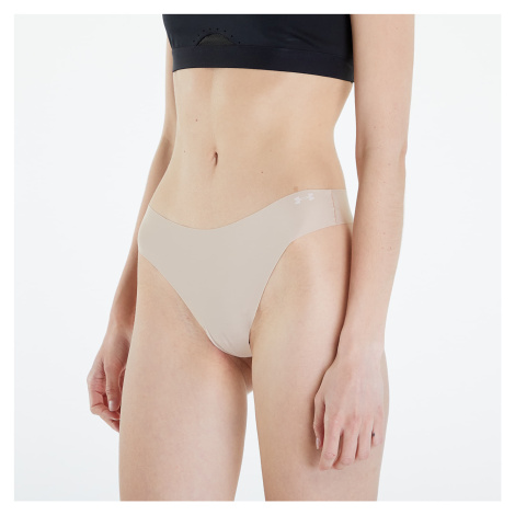 Nohavičky Under Armour Pure Stretch NS Thong Beige