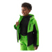 Chlapčenská lyžiarska bunda 4F JUNIOR TECHNICAL JACKET-JAW23TTJAM300-41N-GREEN NEON