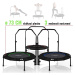 Physionics 86931 Physionics Fitness trampolína 101 cm, do 150 kg, zelená